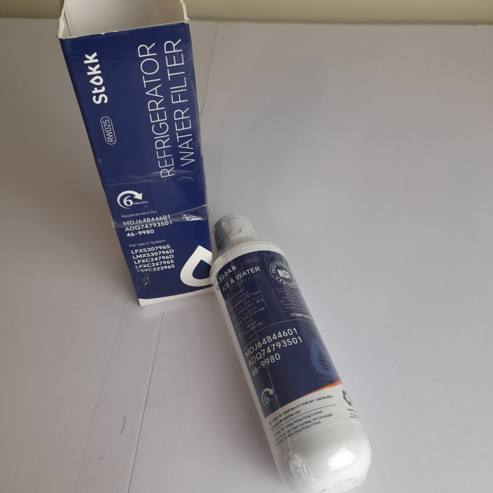 2ct Stokk RW015 Refrigerator Water Filter Replacement Compatible w Multiple Mod
