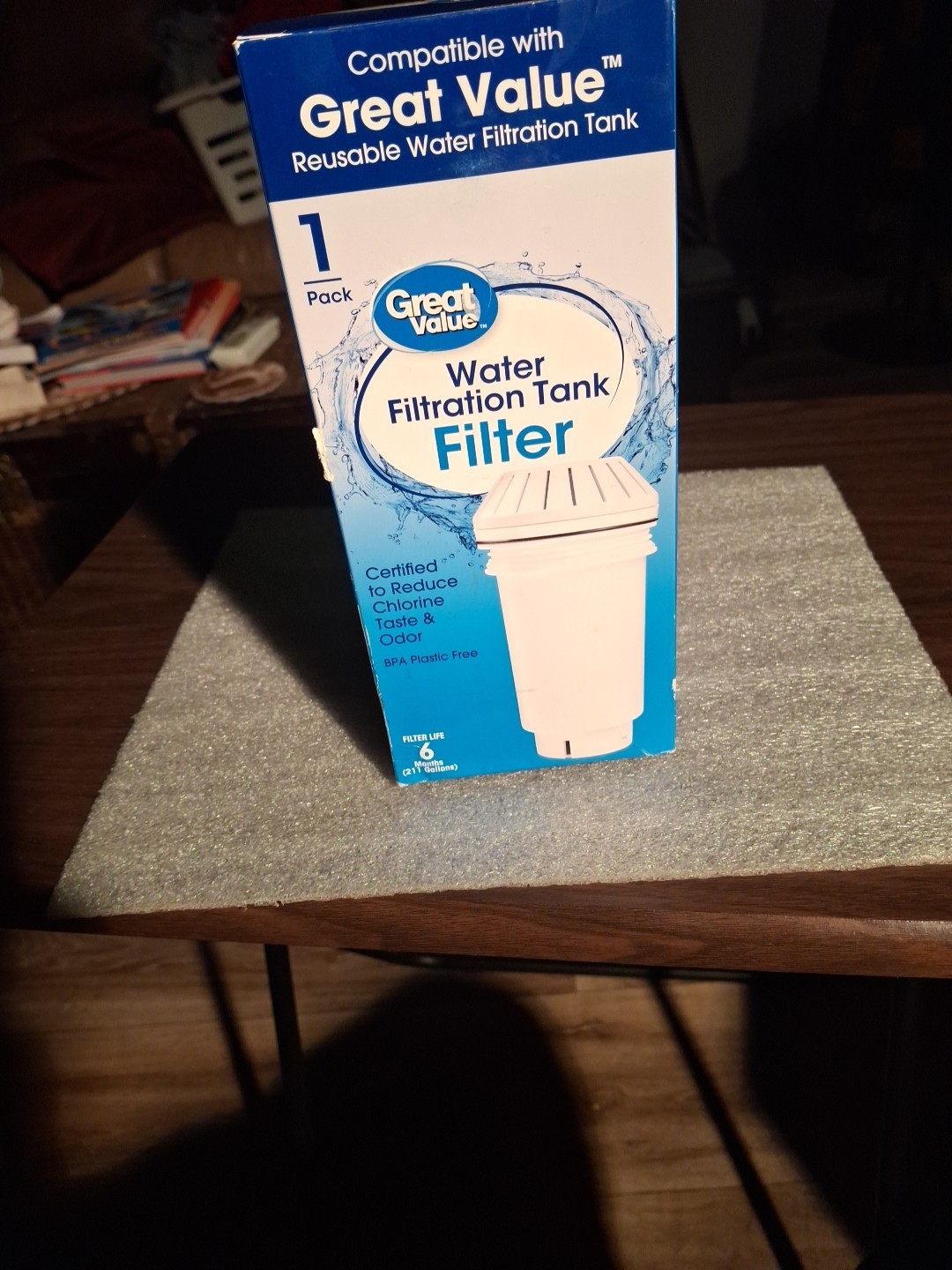 Great Value Water Filtration Tank Replacement Filter NEW SEALED