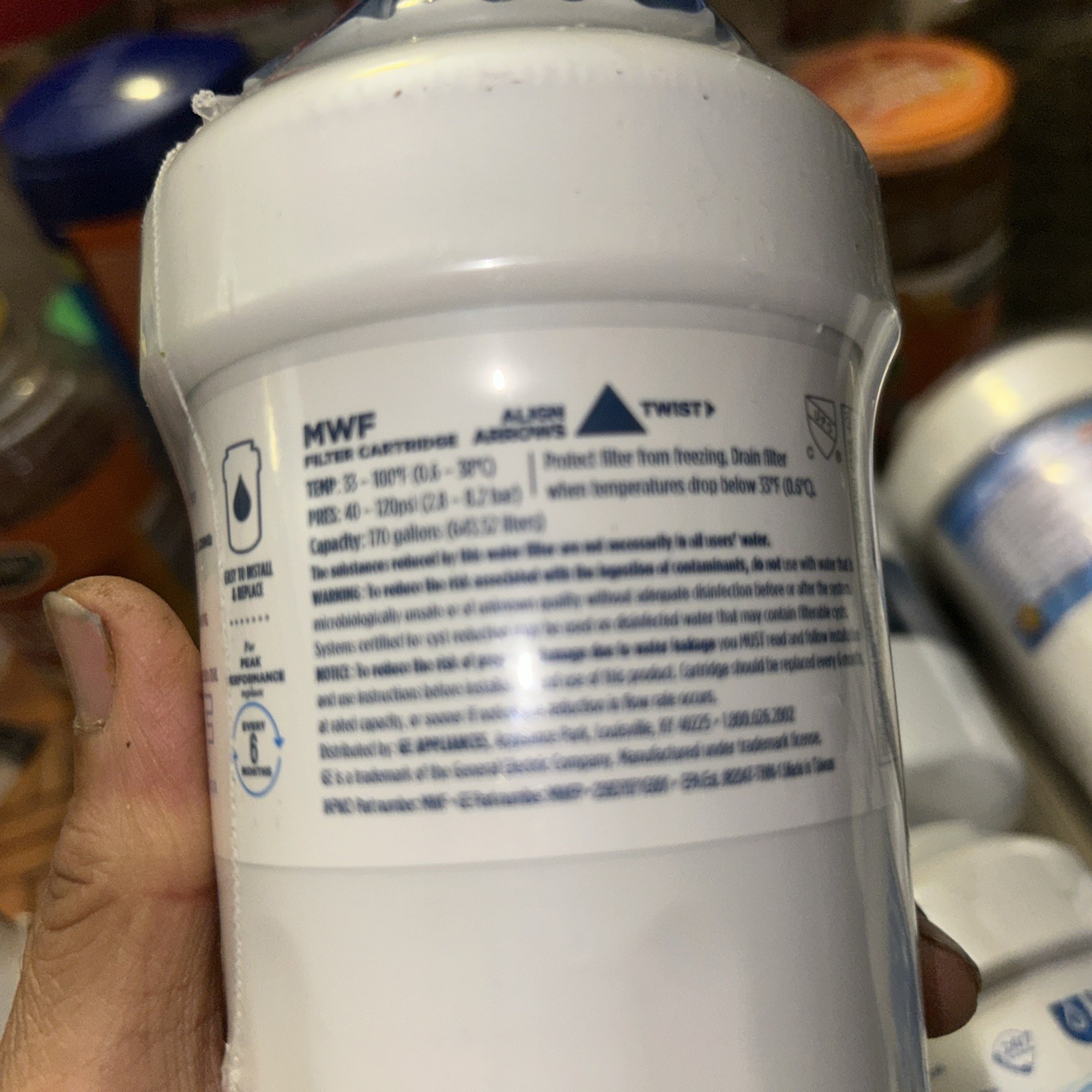 ICEPURE Replacement For GE MWF SmartWater MWFP GWF Fridge Water Filter