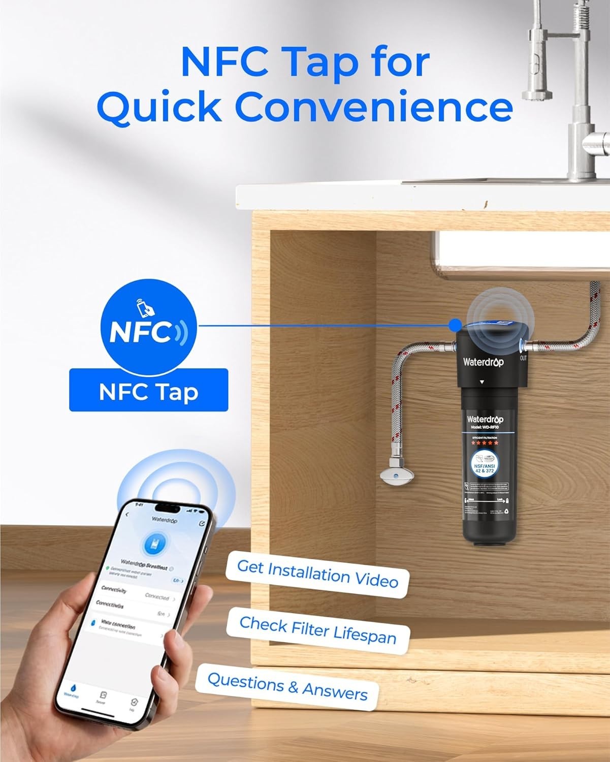 Efficient Water Filtration System Removes Impurities Retains Beneficial Minerals