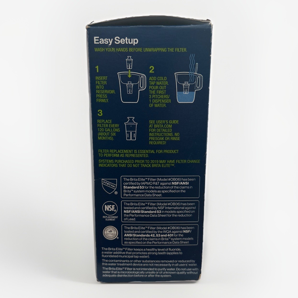 BRITA Elite Pitcher Water Filter – Pack of 4