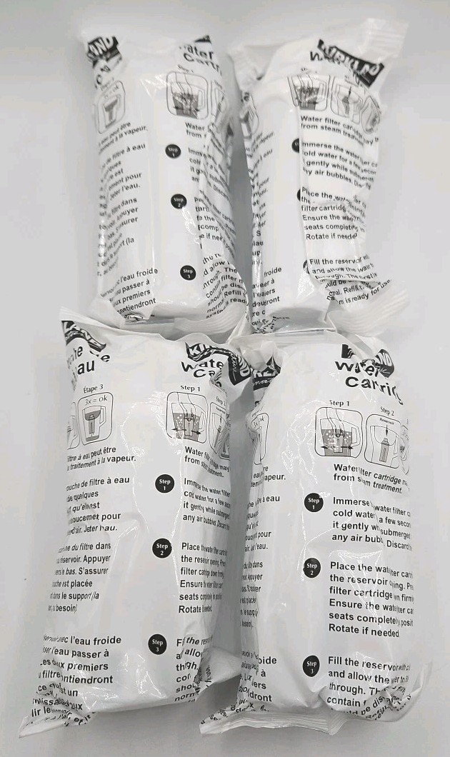 4 COUNT – Kirkland Signature Water Filter Cartridges for Brita 40-Gallon. SEALED