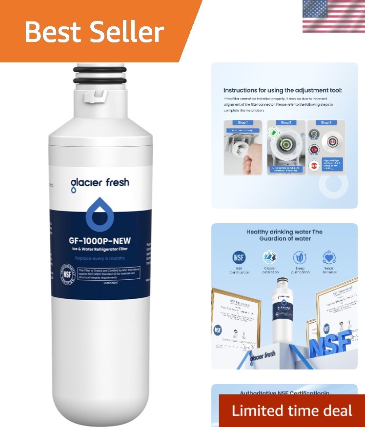LT1000PC Water Filter – Compatible with LG, Reduces Chlorine & Improves Taste