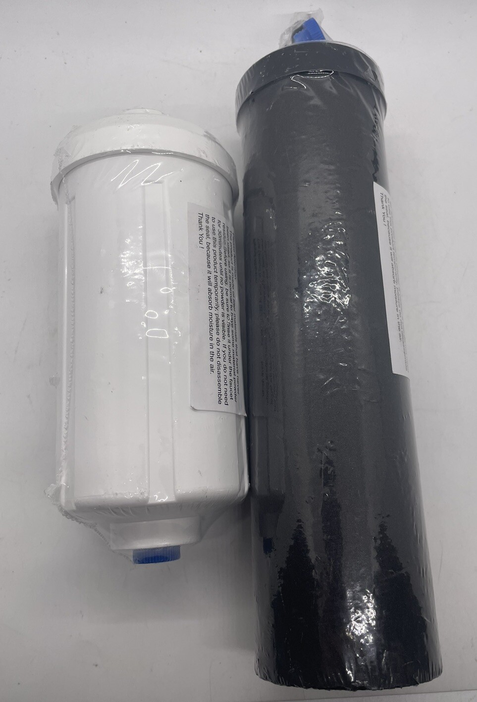 Unbranded GRAVITY Water Filters 1 Black 8.5” & 1 Fluoride/Arsenic **NEW SEALED**