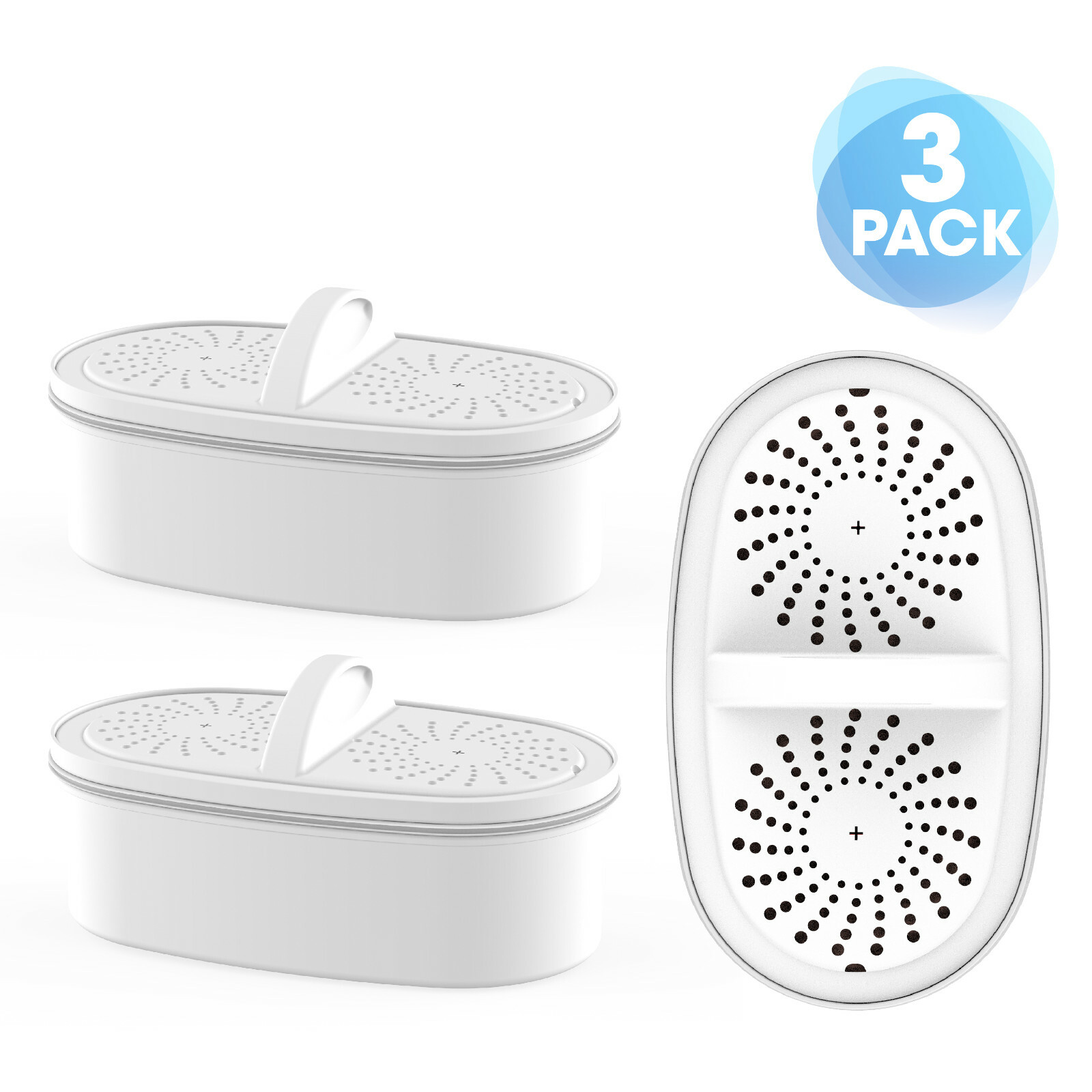 Waterdrop WD-PF-01A Plus Replacement Filters for all Waterdrop Pitcher System,3X