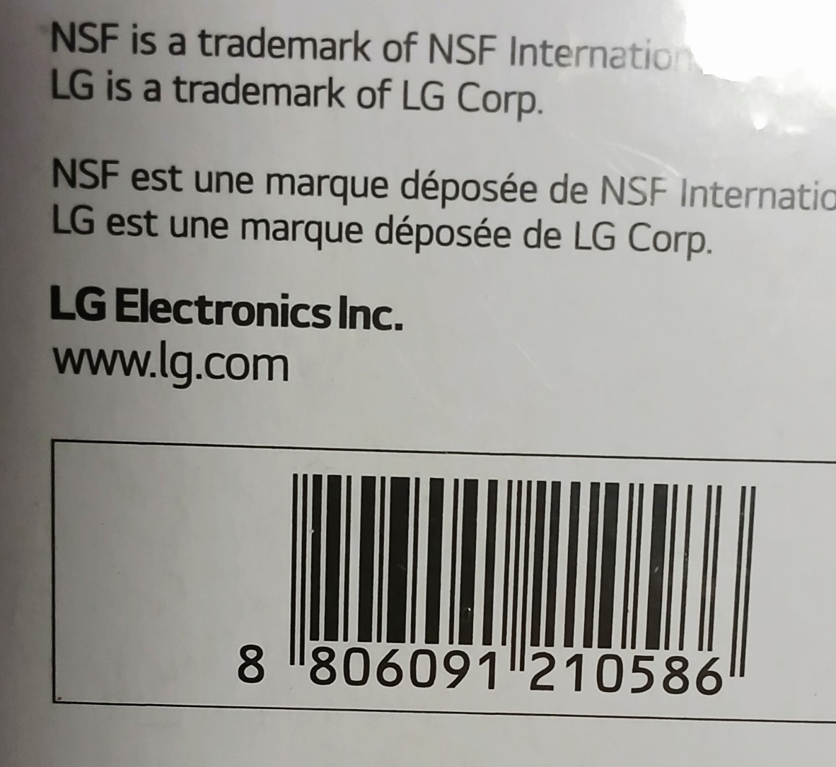 LG LT1000P 6 MONTH LT 1000 P/PC/PCS SEALED REFRIGERATOR WATER FILTER NEW