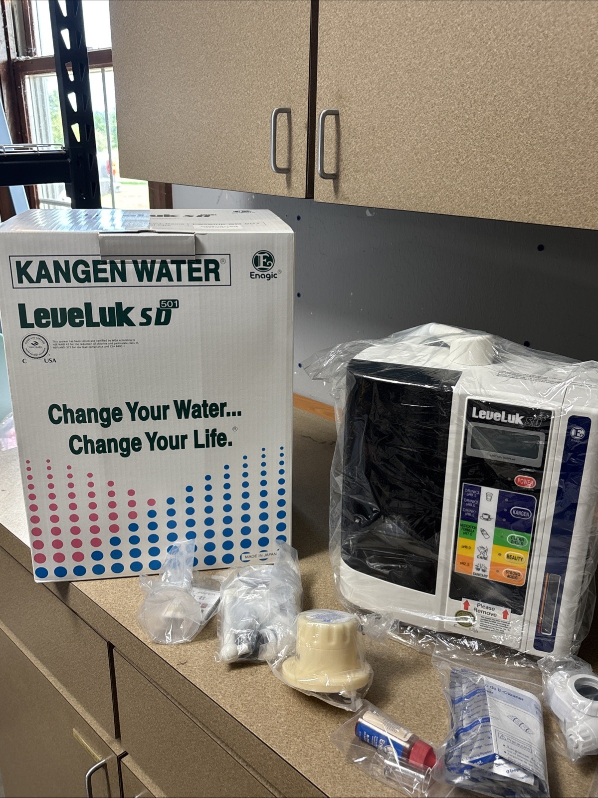 Kangen Enagic Leveluk SD501 Platinum Water Ionizer Filter Machine!! NEW!!