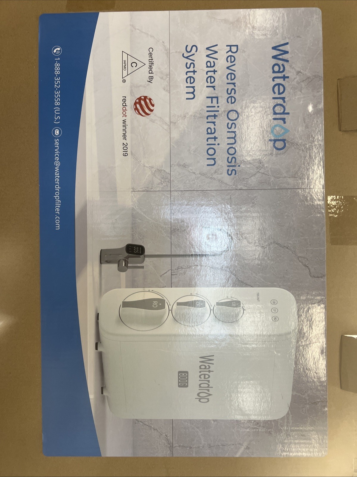 G3P800 Reverse Osmosis System, 800 GPD Fast Flow, NSF/ANSI 42 & 53 & 58 & 372 Ce