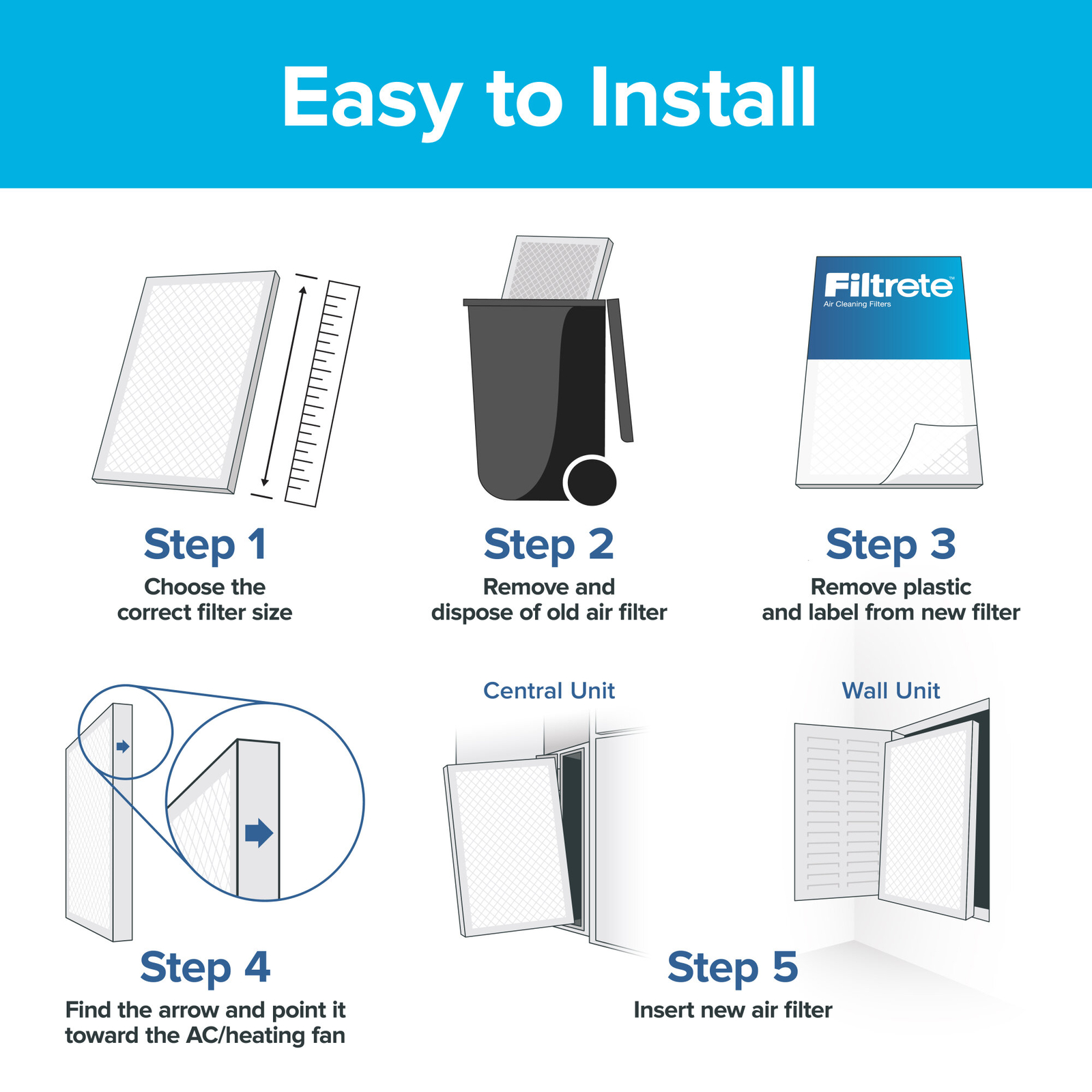 Filtrete High Performance Air Filter 1900 MPR UA12DC-4, 24 in x 24 in x 1 in