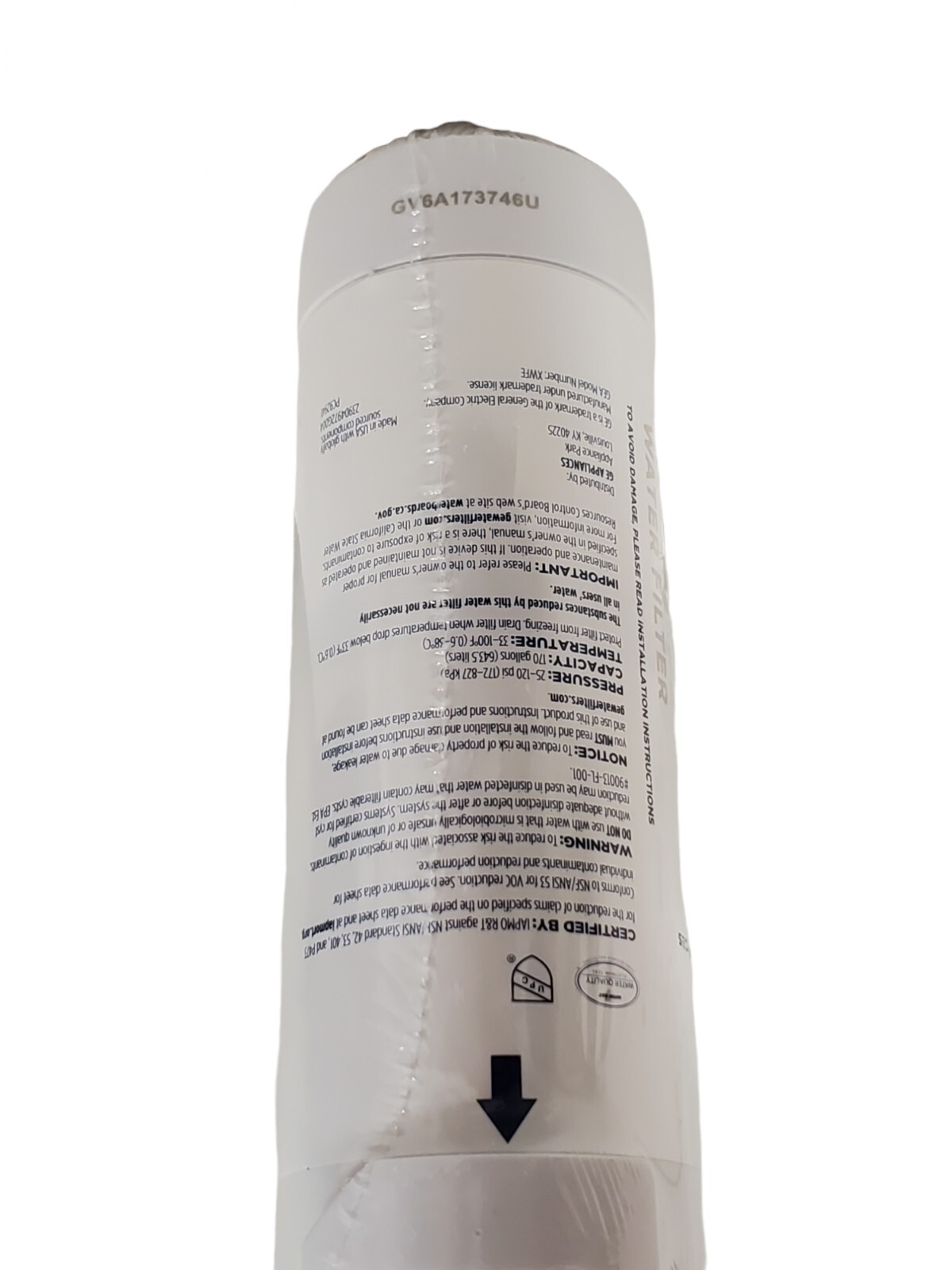 Genuine OEM GE XWFE Refrigerator Replacement Water Filter WITH CHIP RFID