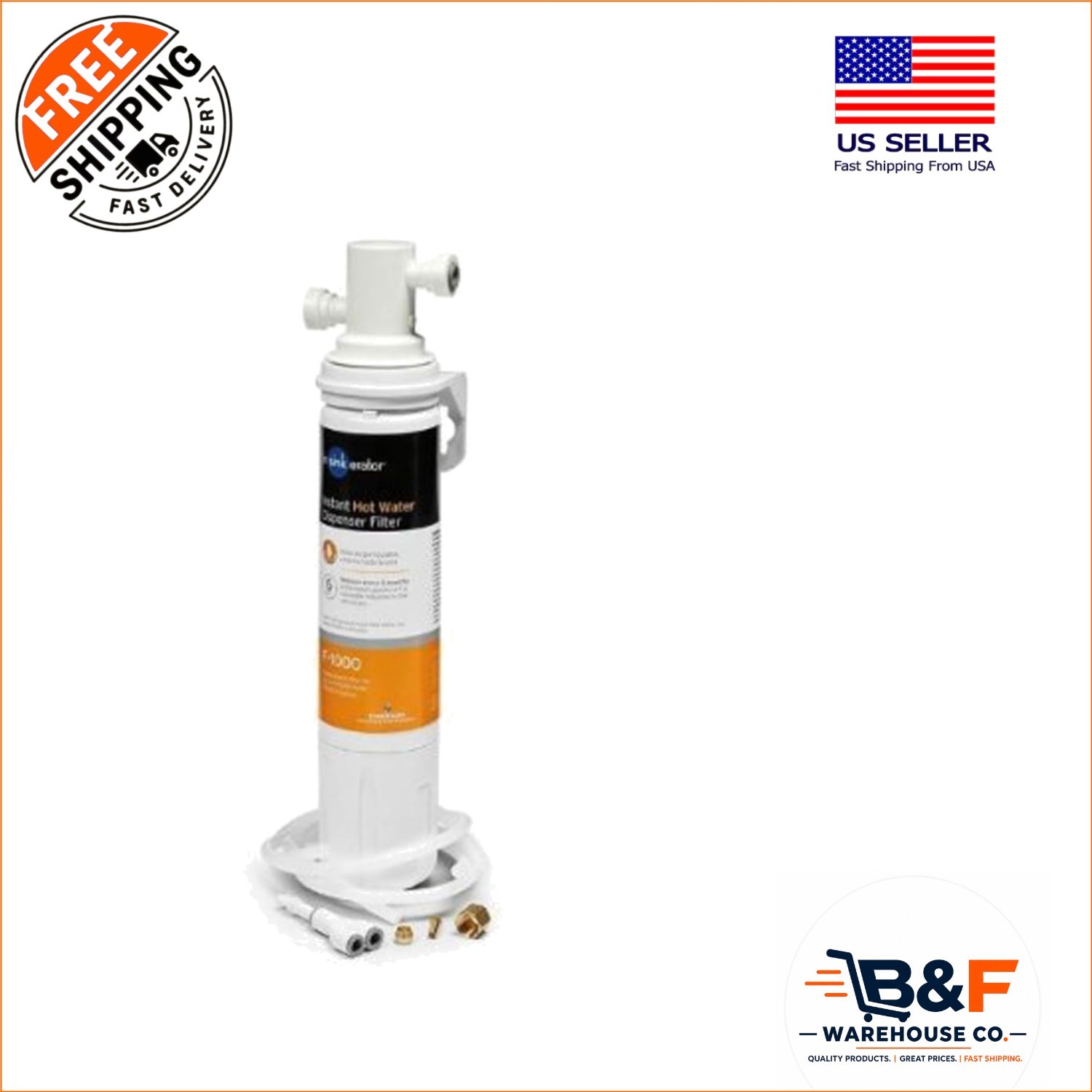 NSF 42 Certified Under Sink Water Filtration System – Easy to Install & Maintain
