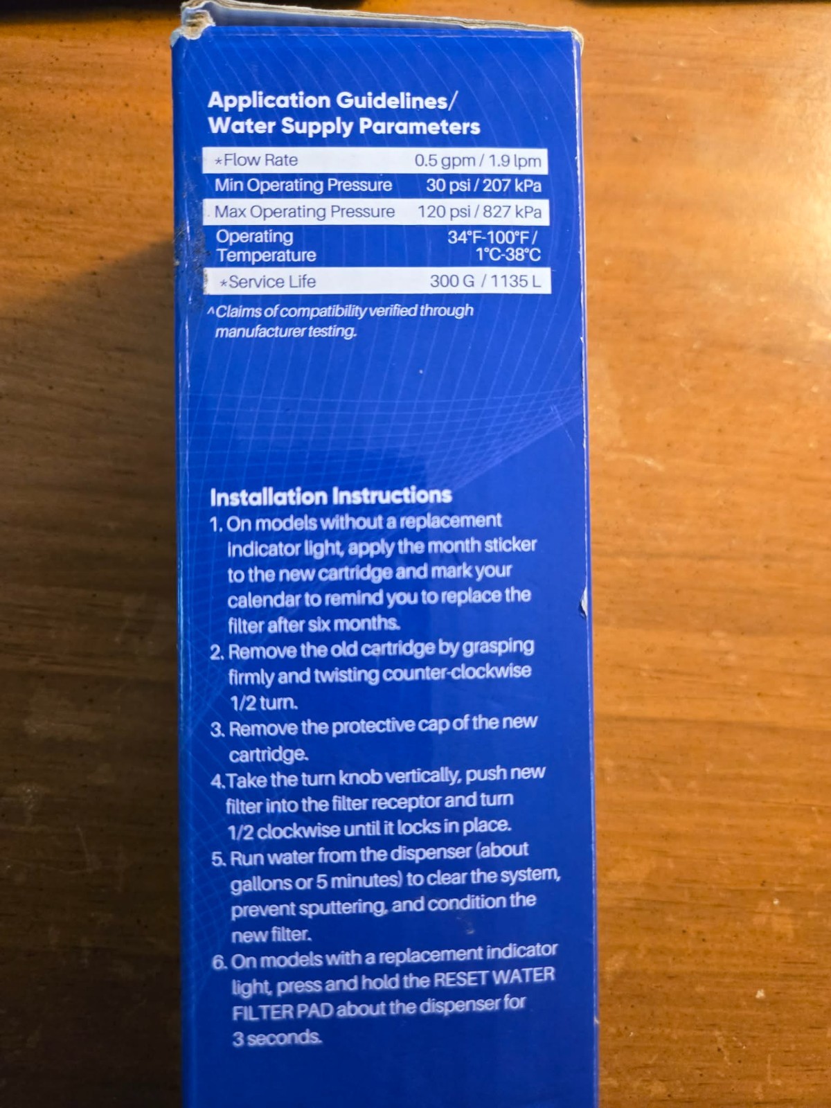PurePlus PP-RWF4200A Refrigerator Water Filter Replacement Blue White Box NEW
