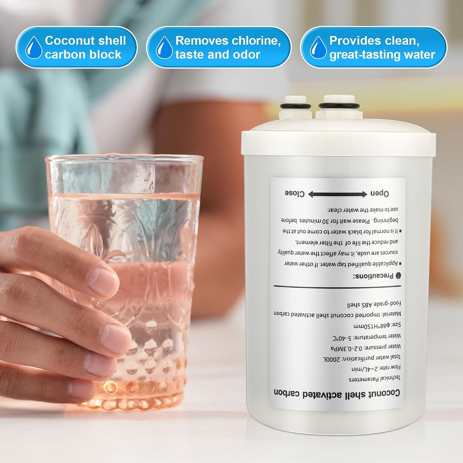 Tool-Free Water Filter Replacement for HG-N Type Ionizers – Safe & Durable