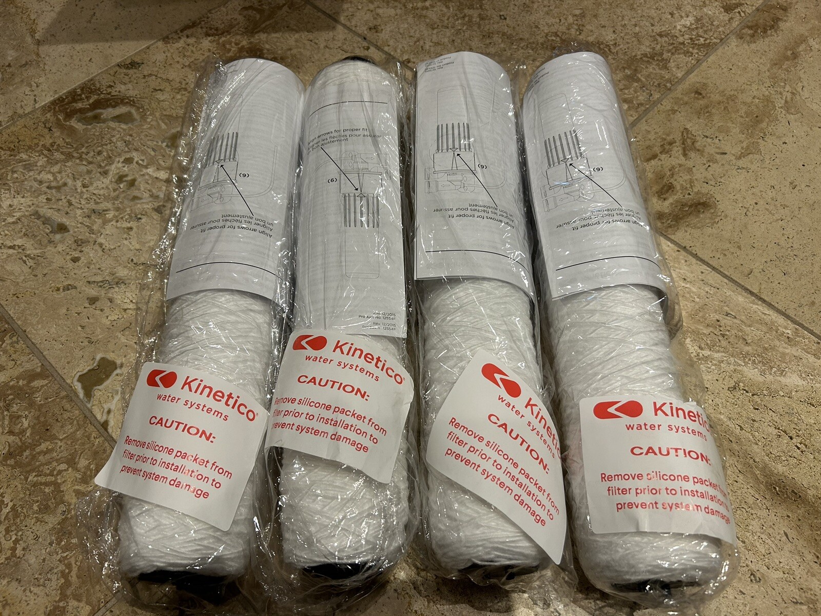 KINETICO Water Systems 16 IN MACH 20 Superkit Sediment Filter 4 Pack 12566A