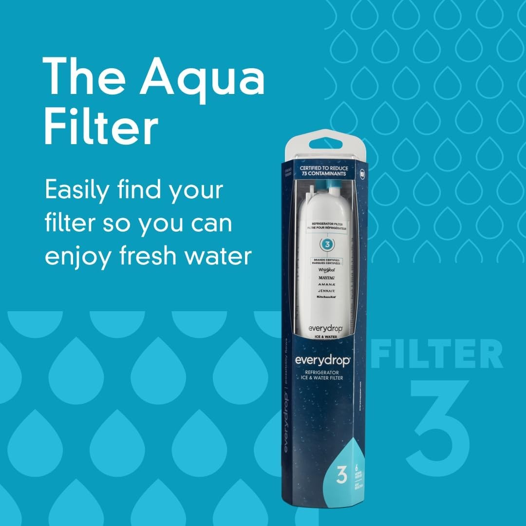 NEW 3-Pack EDR3²RXD1 Ice and Water Refrigerator Filter 3 US ship