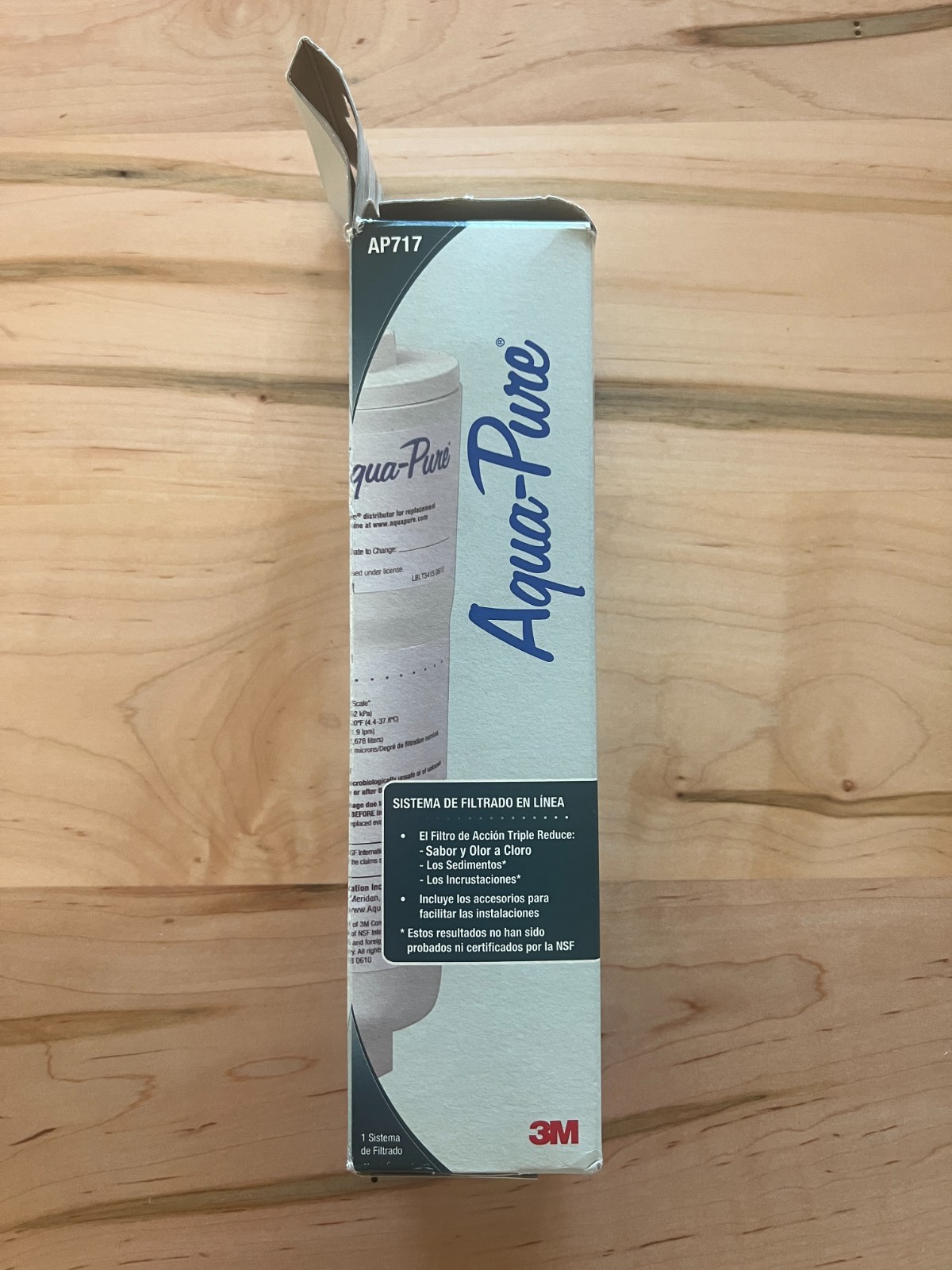 3M Aqua Pure In Line replacement triple action 5 micron water filter model AP717