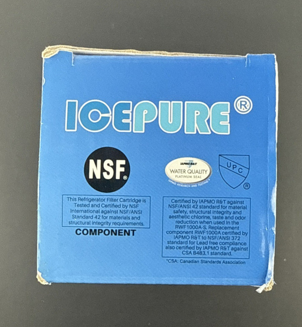 NEW SEALED IcePure RWF1000A Water Filter LG LT600P Kenmore 9990 FREE SHIP