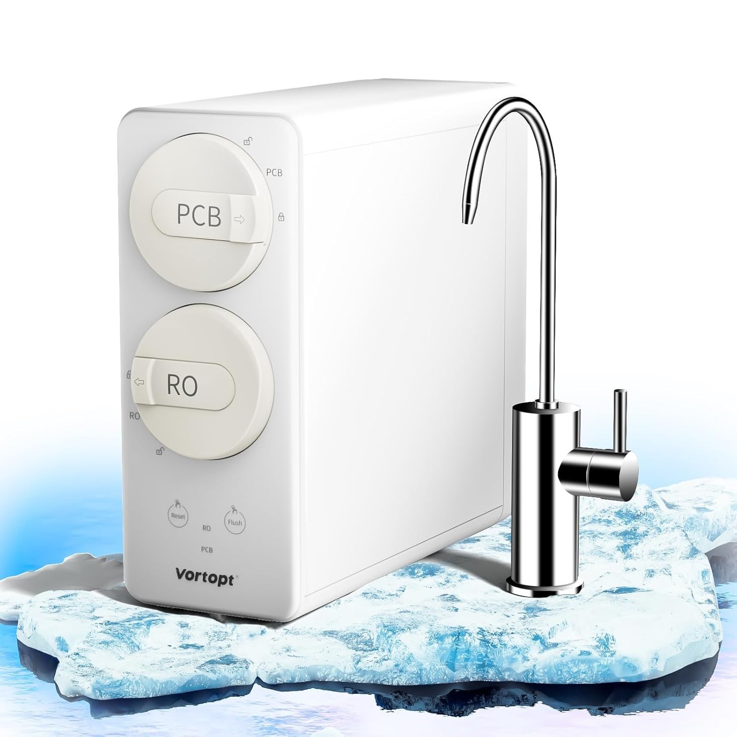Vortopt DR4-800 GPD Water Filter System Tankless RO Water Purifier
