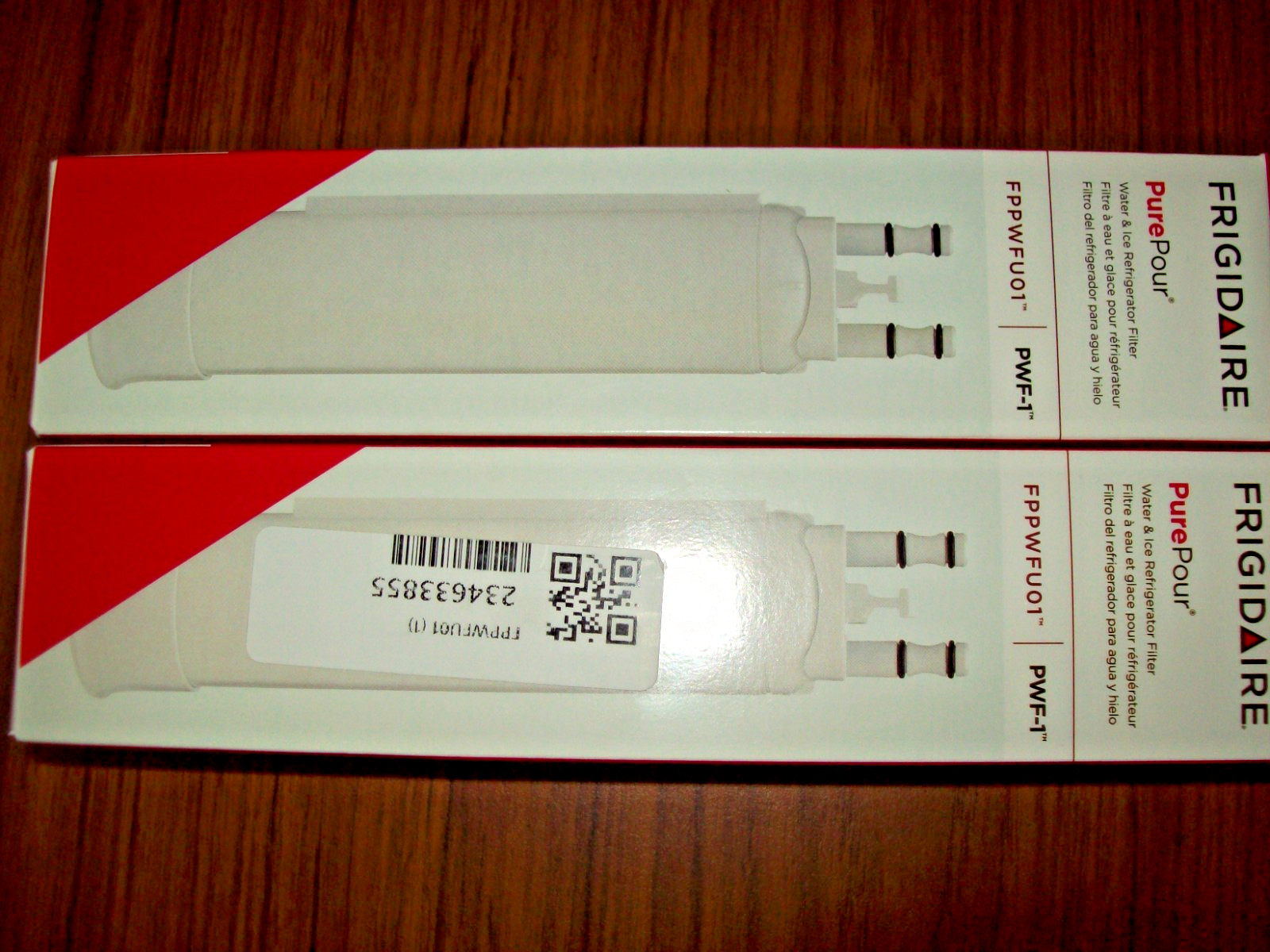 Frigidaire FPPWFU01 PurePour PWF-1 Water Filter (2) New in Box from the Factory