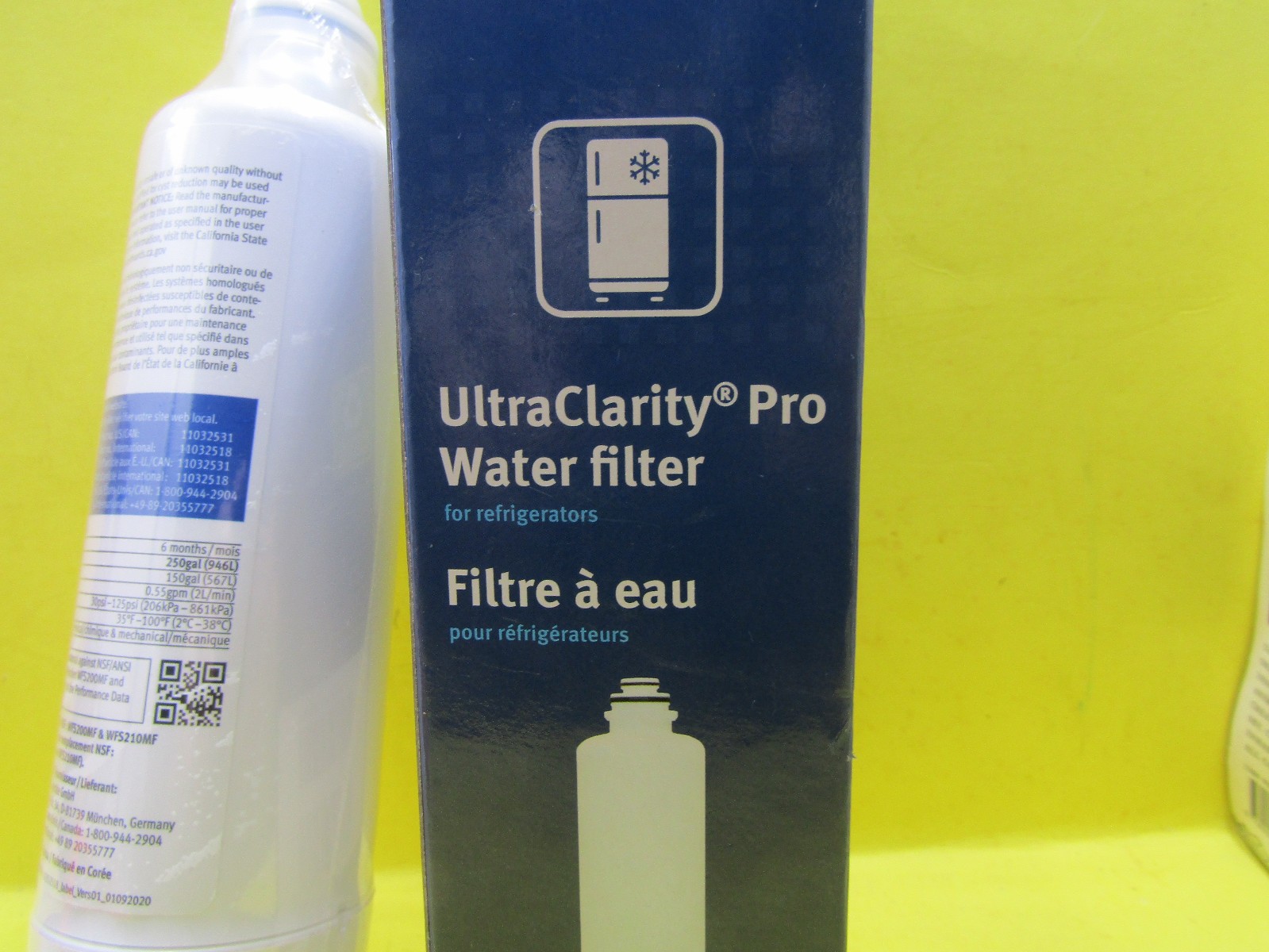 Bosch Ultra Clarity Pro Refrigerator Water Filter BORPLFTR55 11032531 NIB