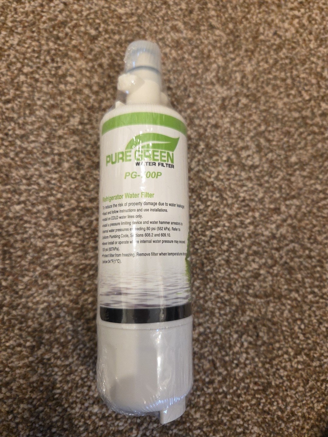 Pure Green PG-700P Replacement Water Filter Fits to LG & Kenmore Refrigerators