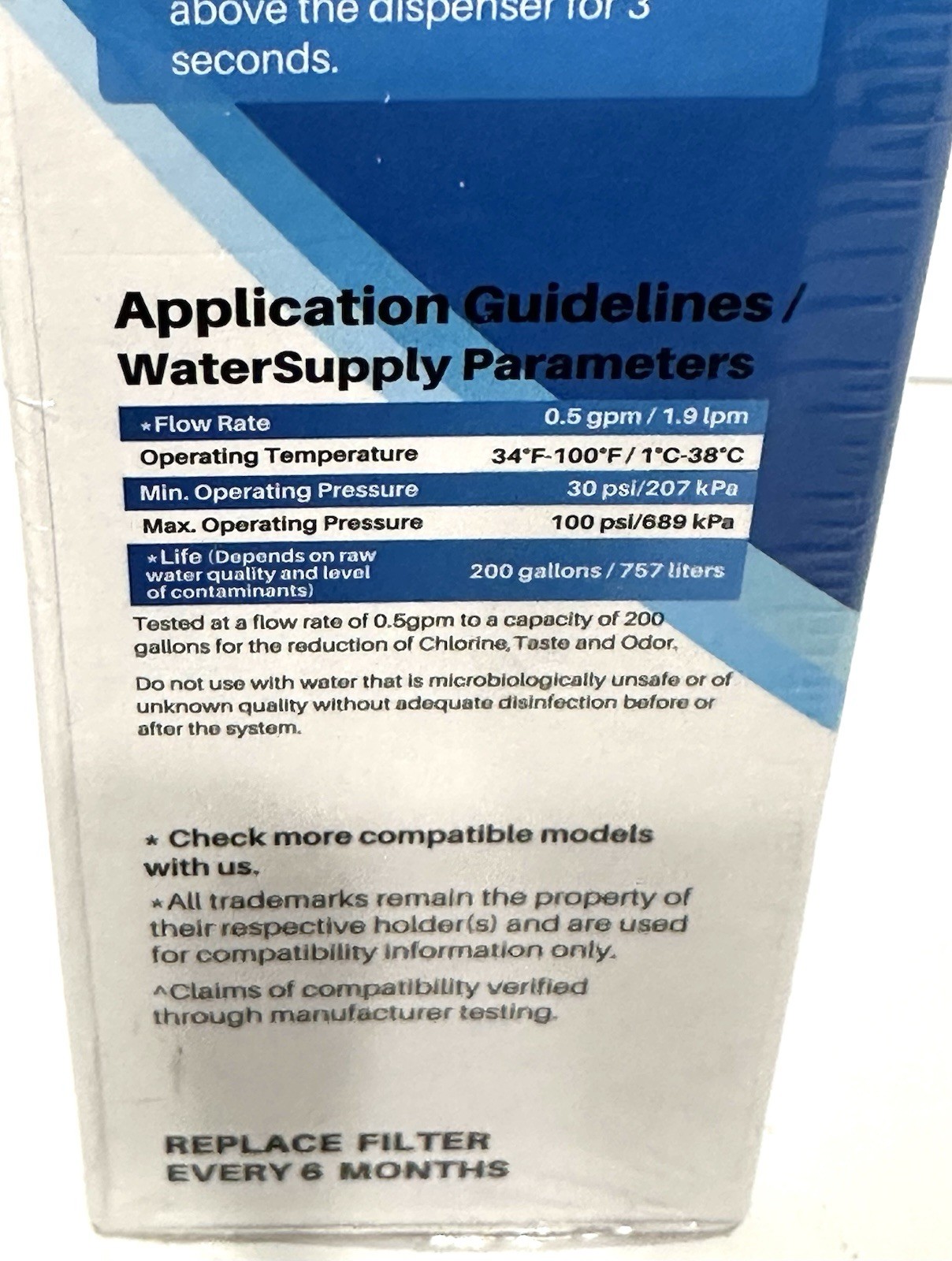 IcePure RWF1200A Replacement Water Filter (2 Pack) NEW Open Box *Ships Free*