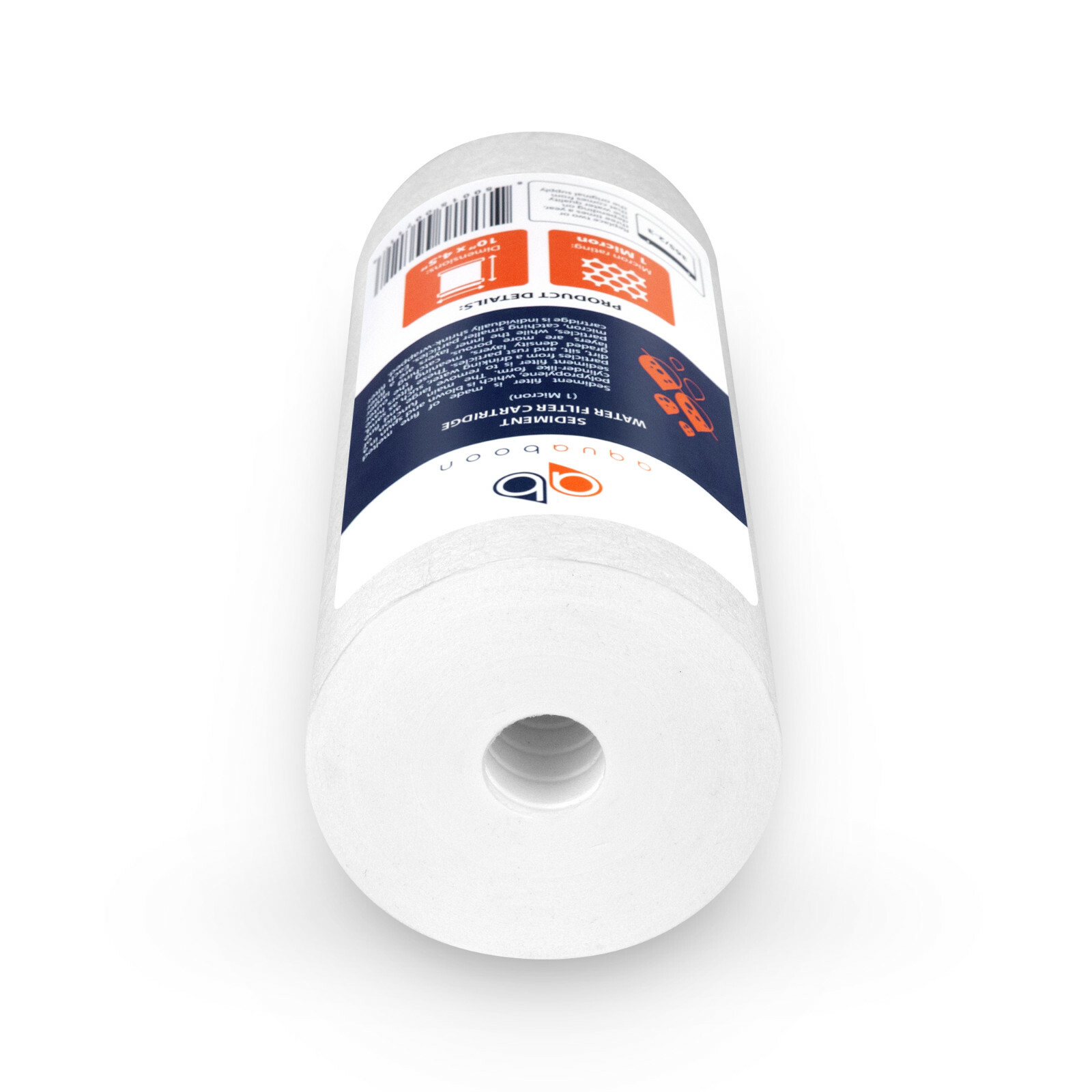 2-PACK of Aquaboon Sediment Water Filter Whole House Big Blue 1 Micron 10″x4.5″