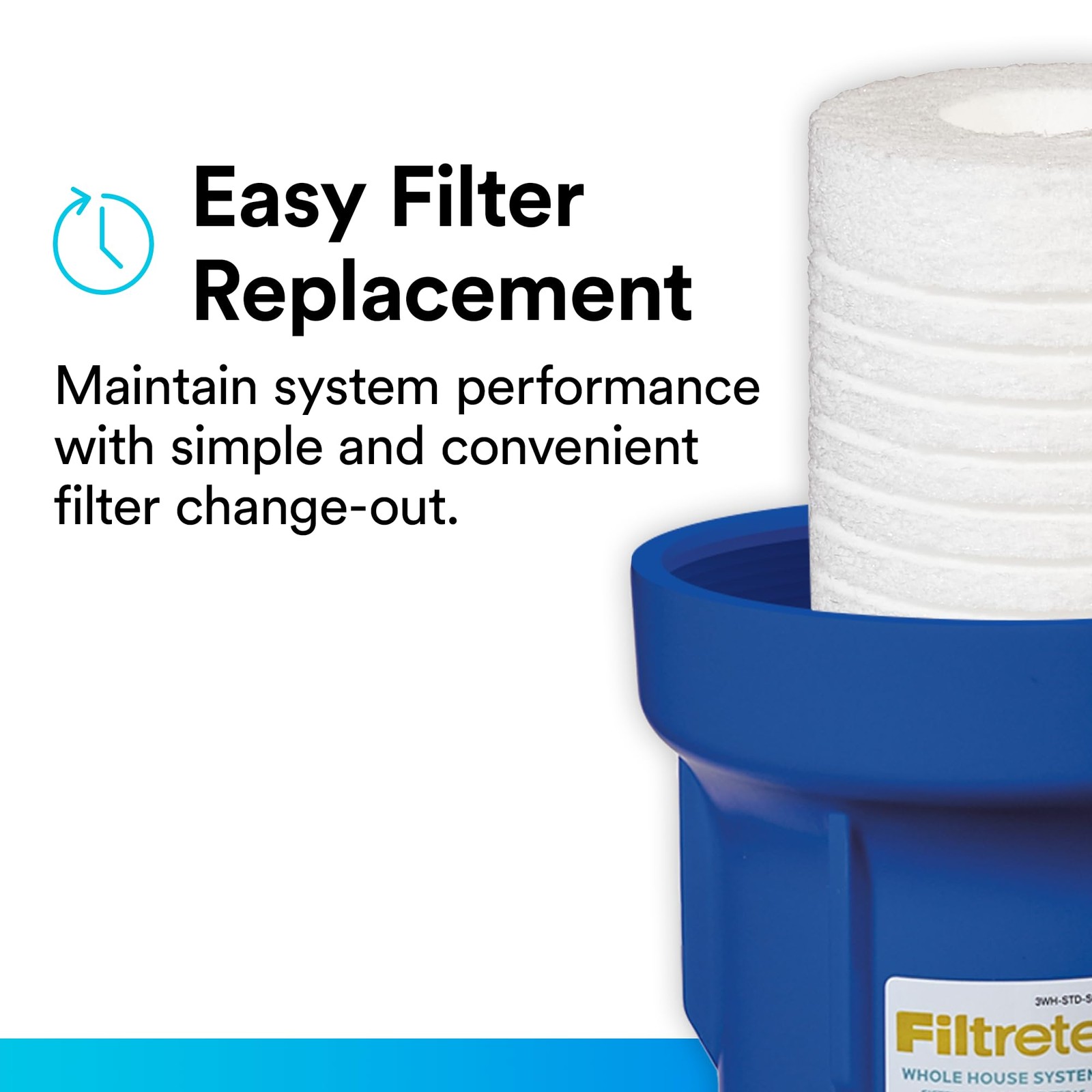 Filtrete Standard Capacity Whole House Grooved 2 Count (Pack of 1), White