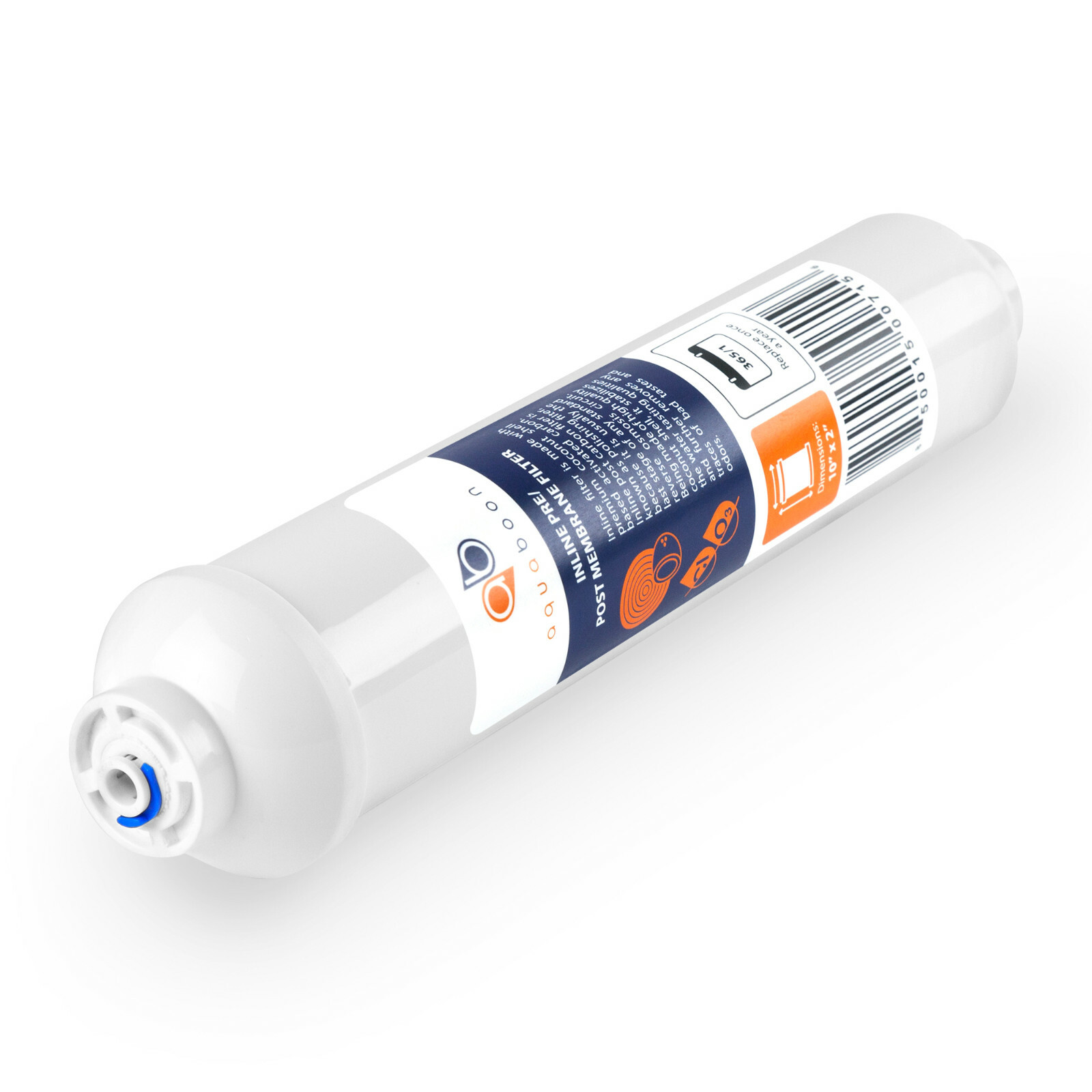25 Pack of Inline Post/Carbon Polishing Water Filter for RO Standard Size QC