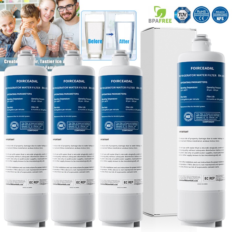 4-2pcs For Bosch Ultra Clarity Pro BORPLFTR55 Refrigerator Water Filter WFC100MF