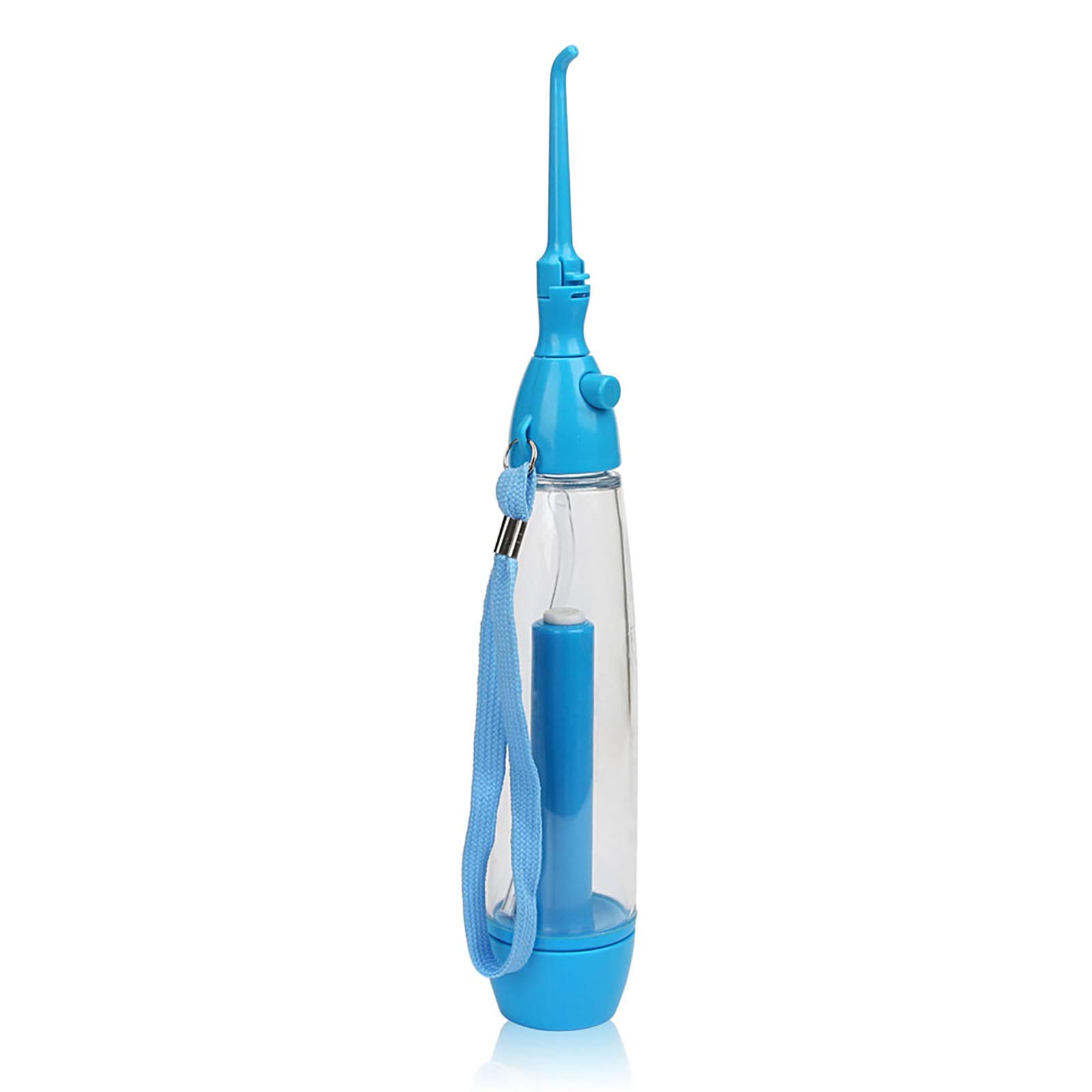 Water Dental Flosser Non-Electric Portable 1 Count (Pack of 1), Blue