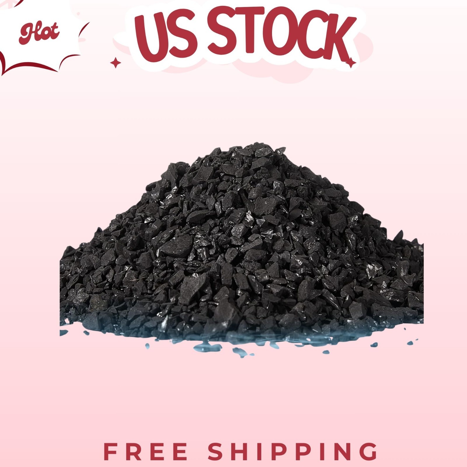 20 Lbs Bulk Activated Charcoal – Coconut Hull GAC 10-18 Mesh for Water & Air