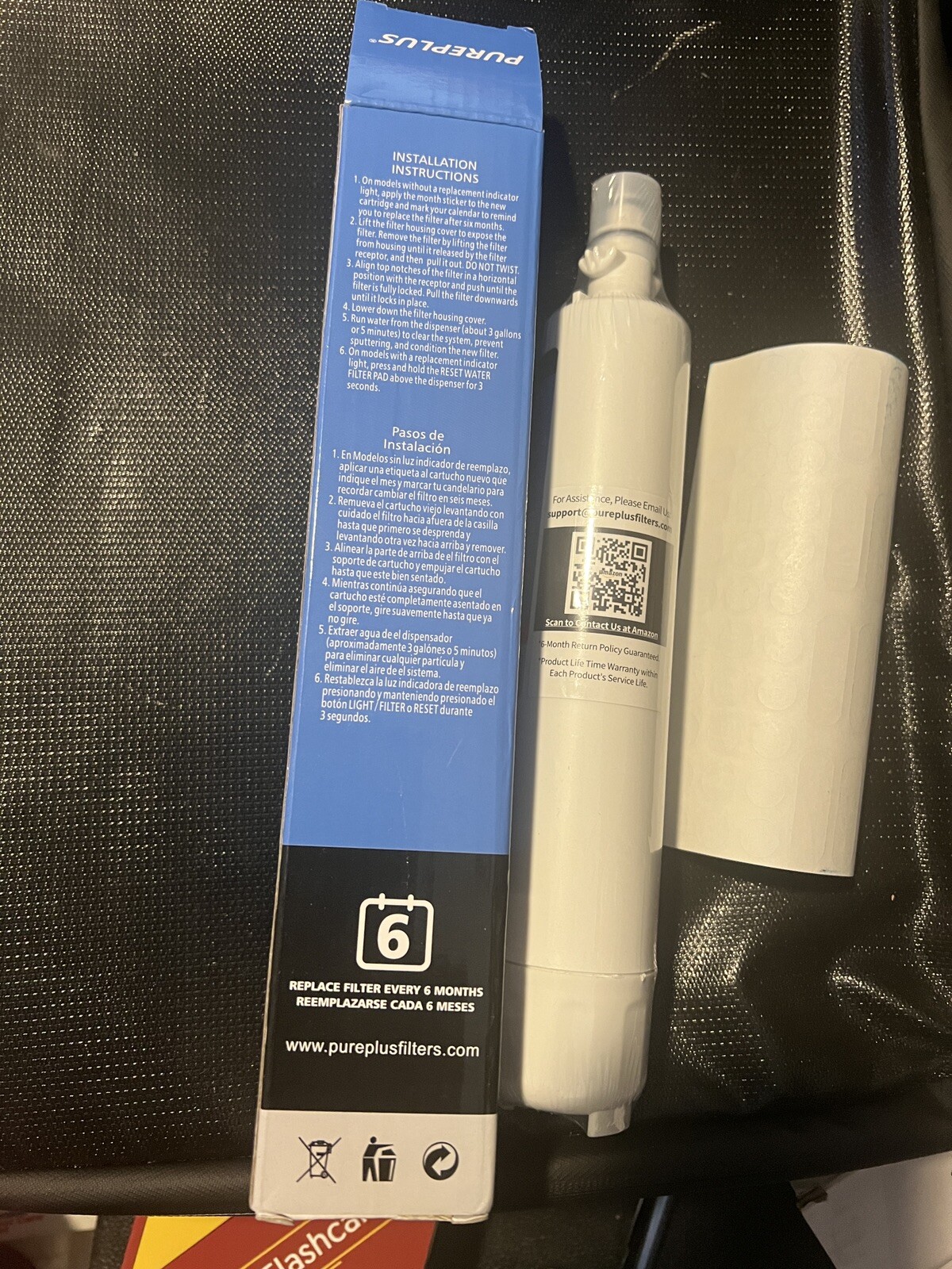For Pureplus PP-RWF3600A 300 Gal. Refrigerator Water Filter 1 Pack NIB