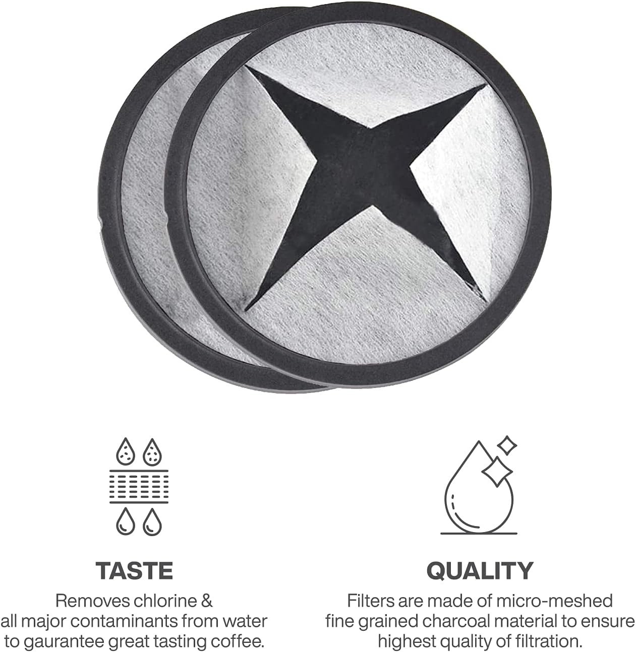 Improve Your Brew: 24-Pack Charcoal Filters for Mr. Coffee – Removes Impurities