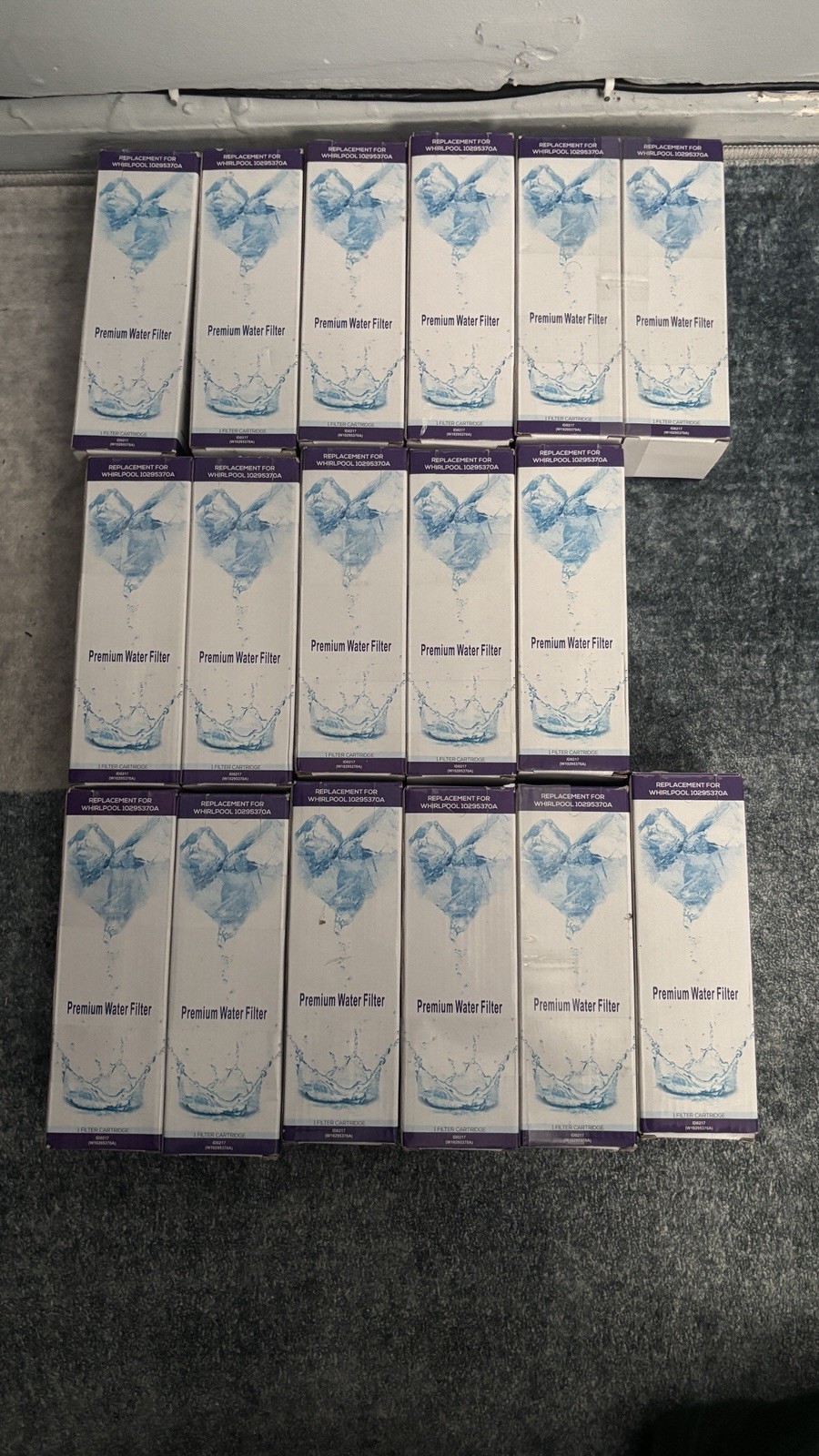 15 Replacement Water Filters for Whirlpool 10295370A and Other Supported New