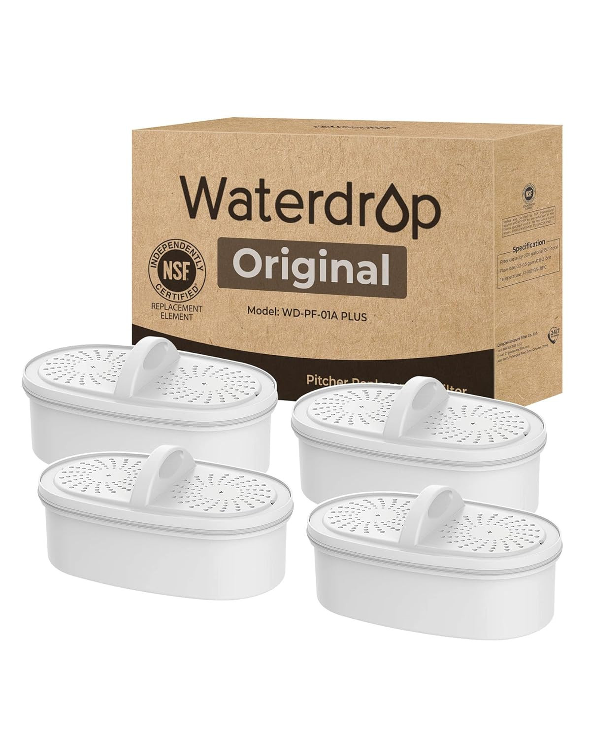 [Original] PF-01A Water Filter Replacement for Pitcher and Dispenser Filtratio