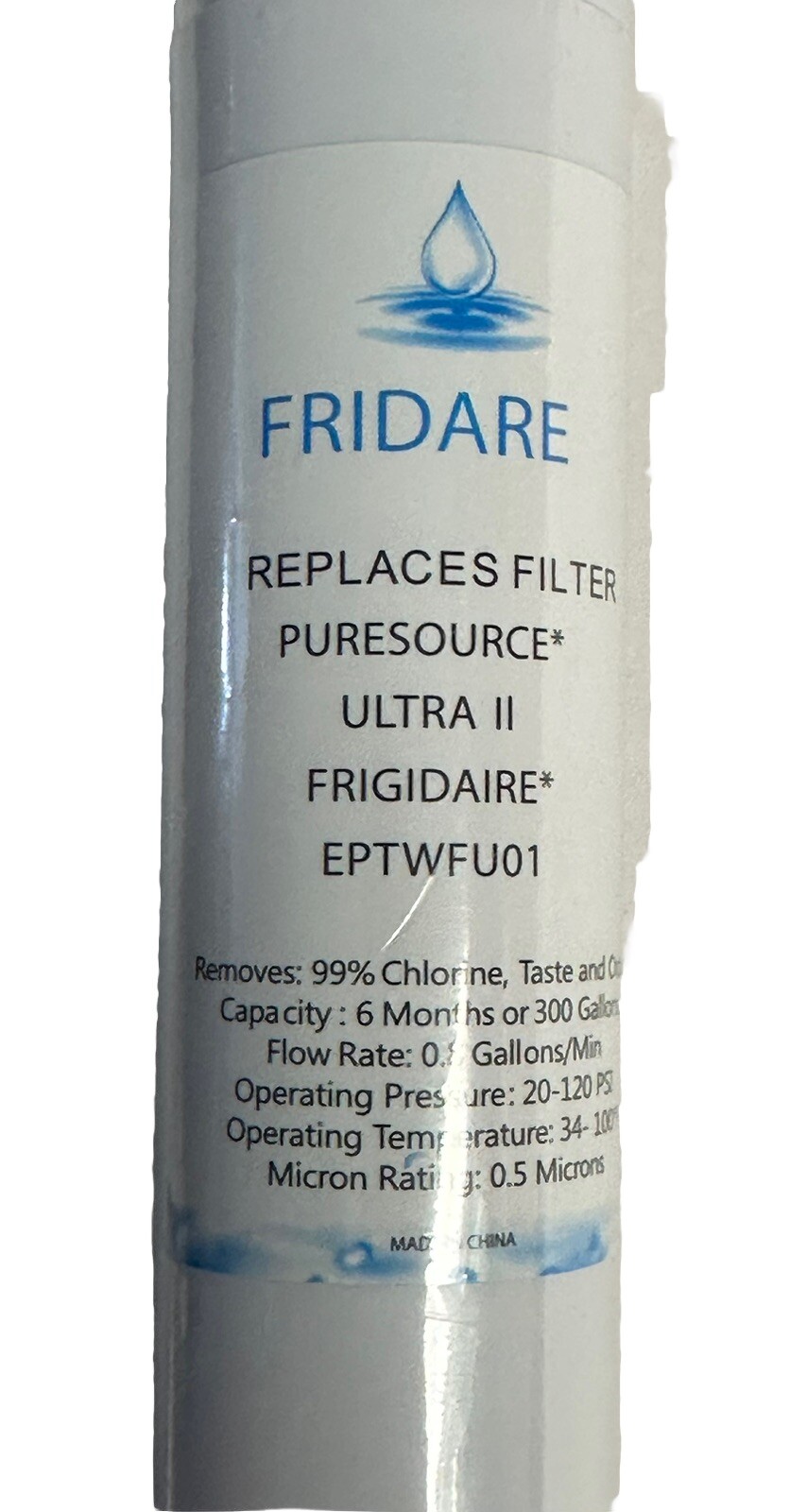 2 Pieces Replaces Filter Pure source Ultra II Frigidaire EPTWFU01, 300 Gallons