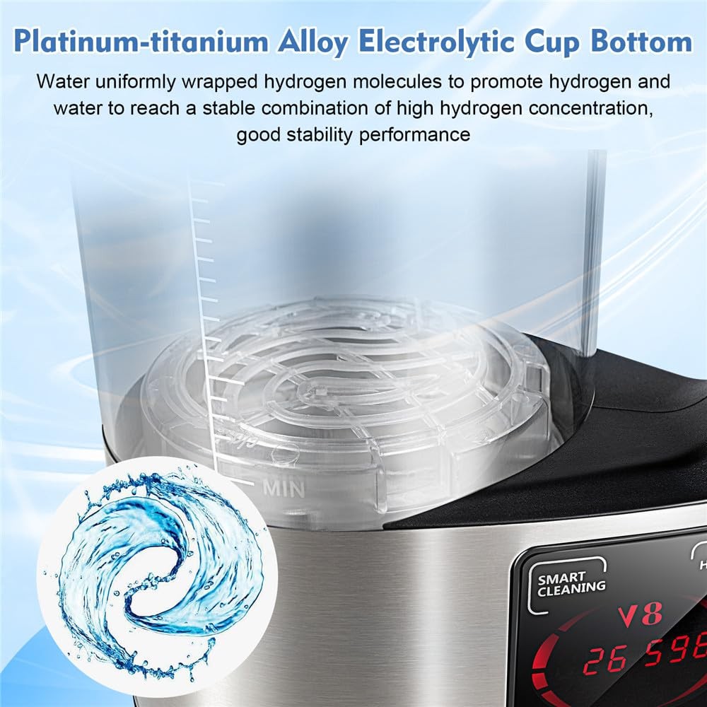 Hydrogen Water Machine Generator 2L Water Ionizer Generator Machine Kettle US