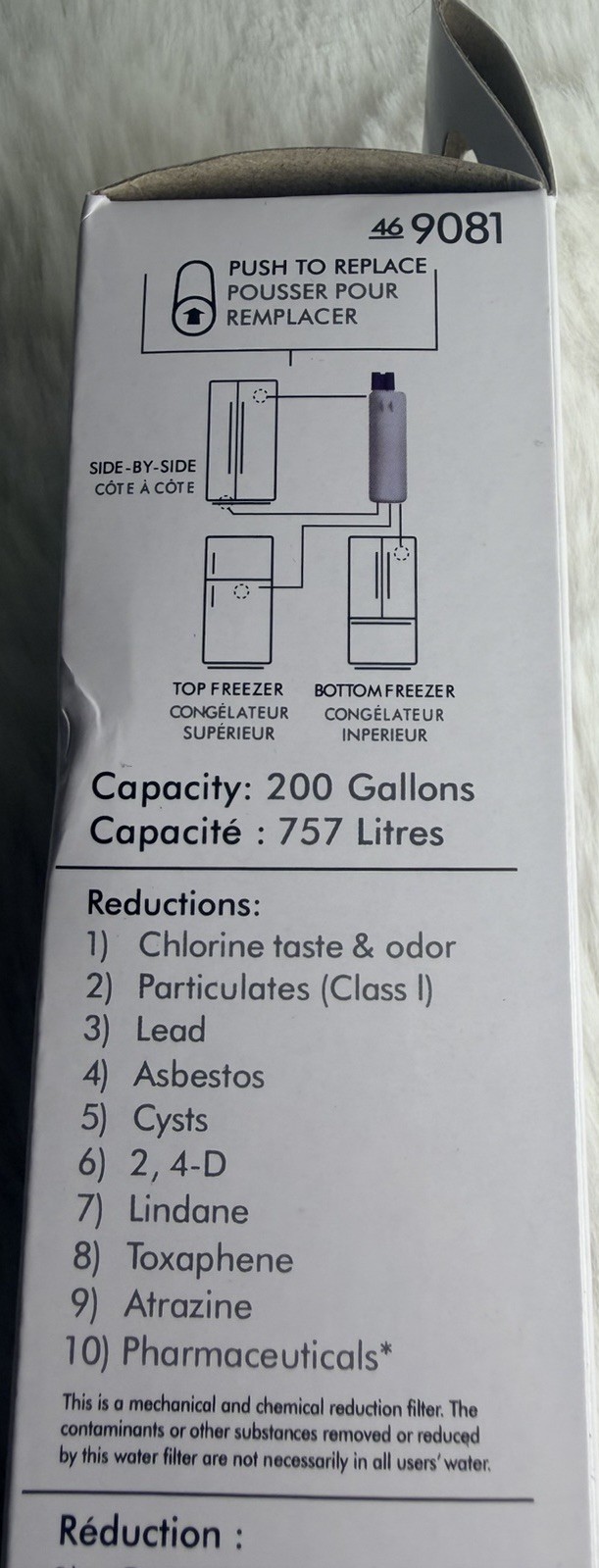 Kenmore 469081 Replacement Refrigerator Water Filter New Open Box