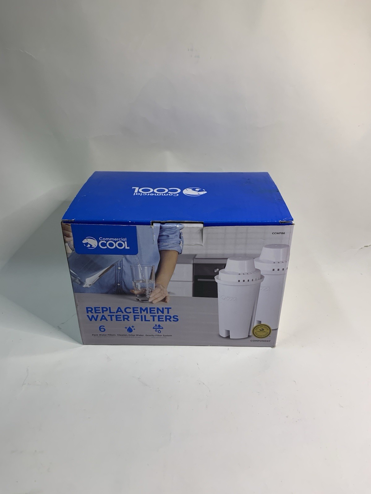 Commercial Cool CCWFB6 Replacement Water Filter Open Box 6 Pack