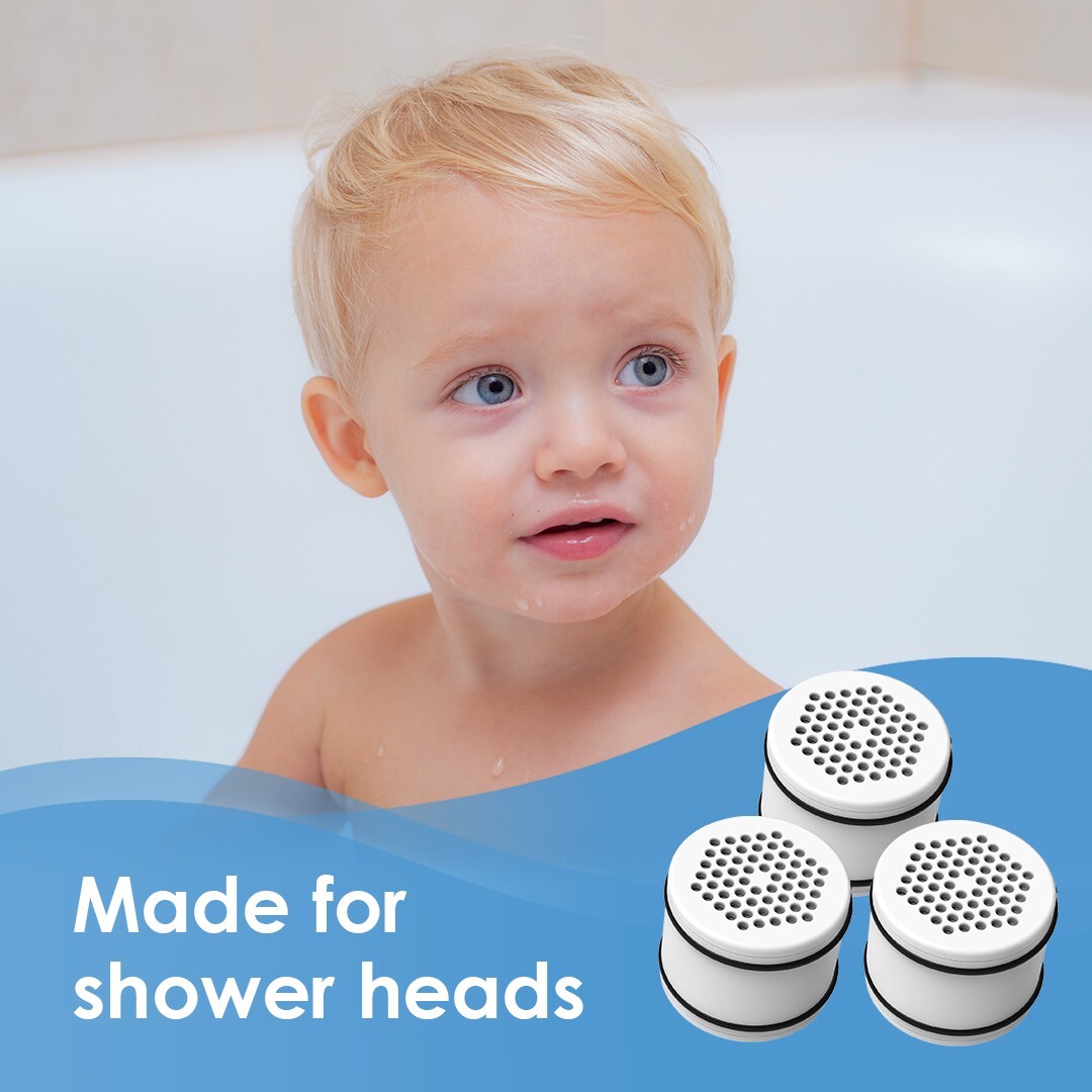 AQUA CREST Shower Water Filter, Compatible with Culligan WHR-140 WSH-C125 2 Pack