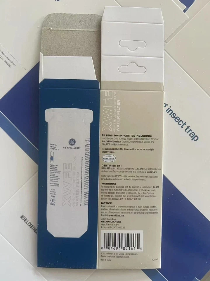 New GE XWFE Replacment Refrigerator Water Filter Without Chip