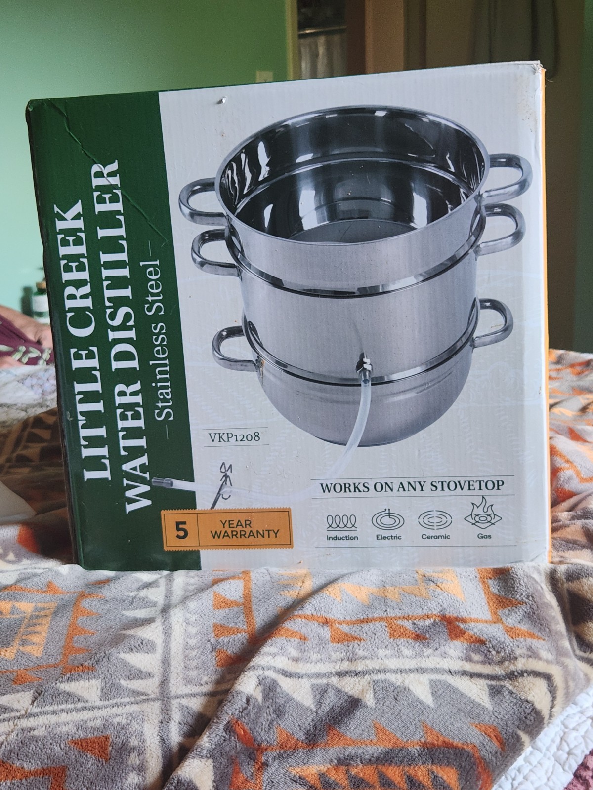 Kitchen Crop VKP Brands Stainless Steel Water Distiller 9 Quarts Silver VKP1208