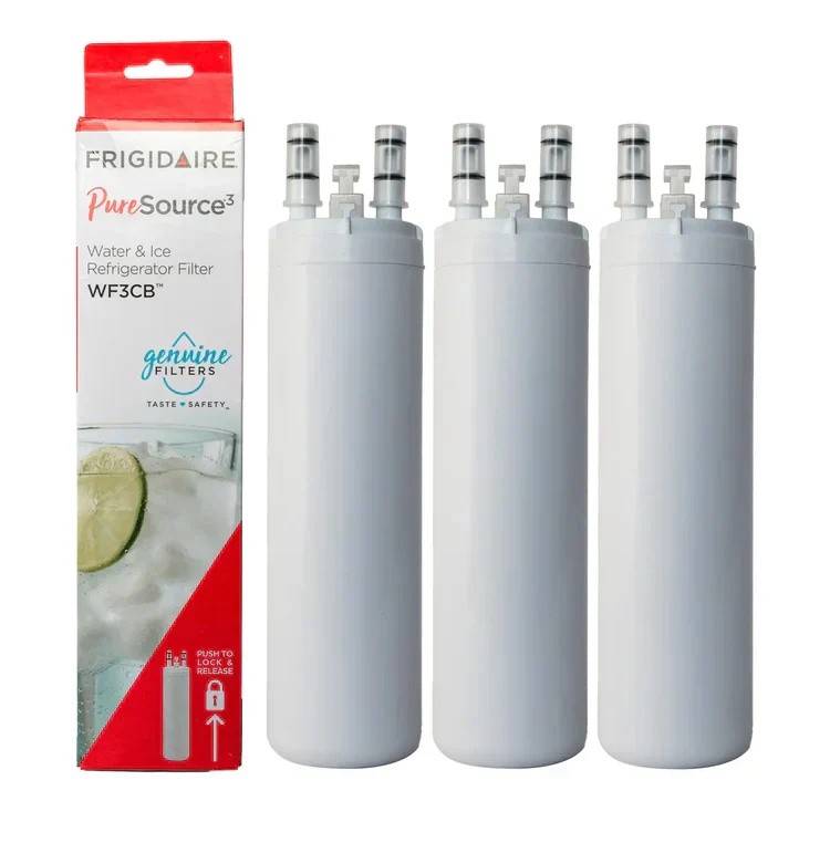 3 PACK New Frigdaire WF3CB PureSource 3 Refrigerator Water Filter New Sealed