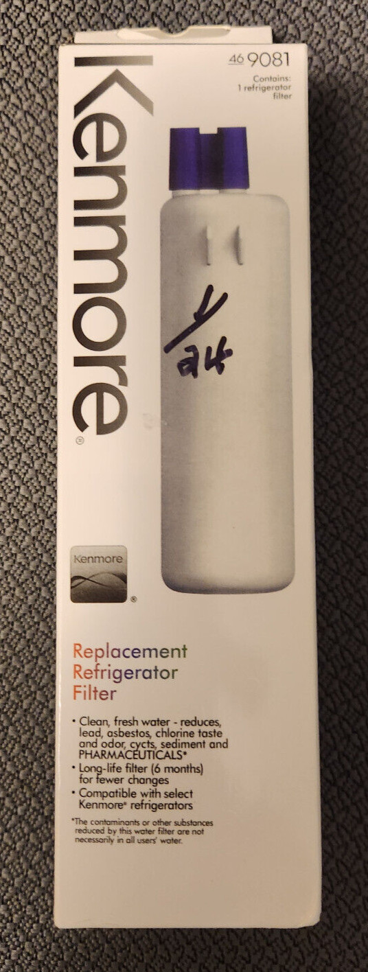 Kenmore 9081 Refrigerator Water Filter – White, new in sealed box, — Lot 2422