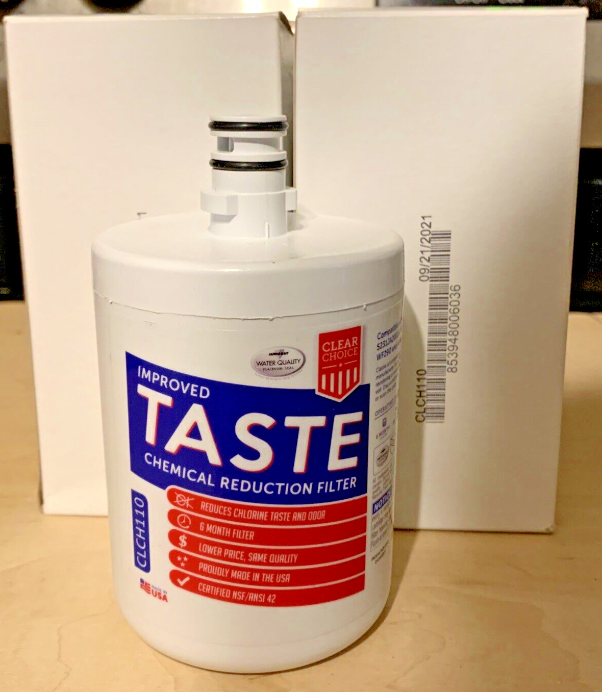 Clear Choice Improved Taste Chemical Reduction Filter (Lot 3)