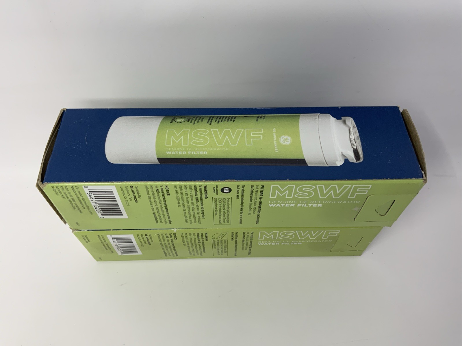 Lot Of 2 GE MSWF Refrigerator Water Filter Cartridge SmartWater Genuine NEW
