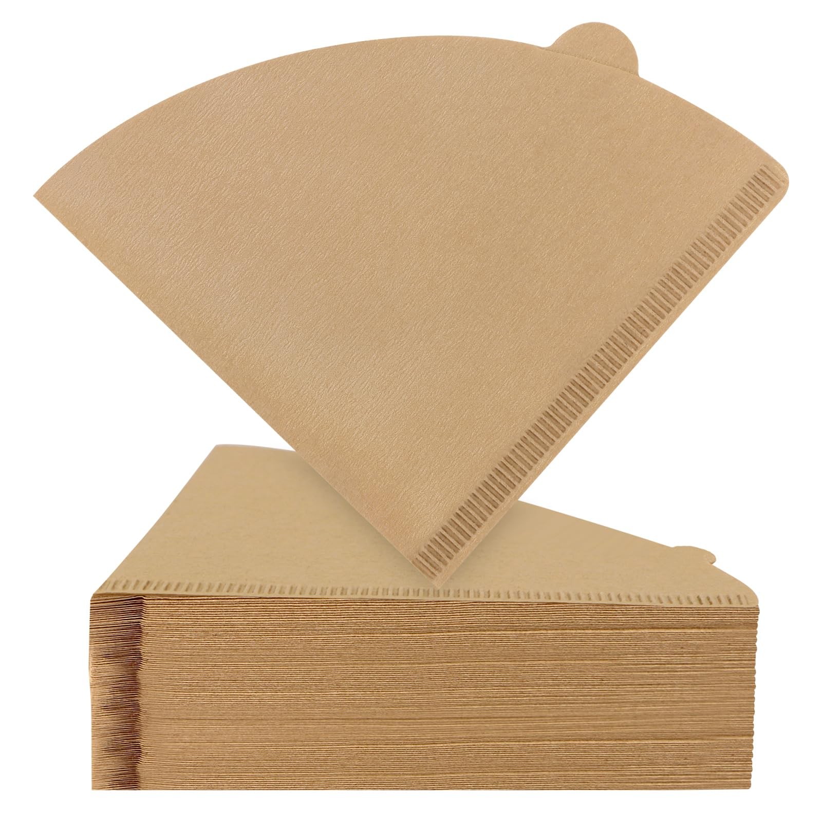 Clinuse Cone Coffee Filters #2, 200 Count Unbleached Size 02 #02, Primary