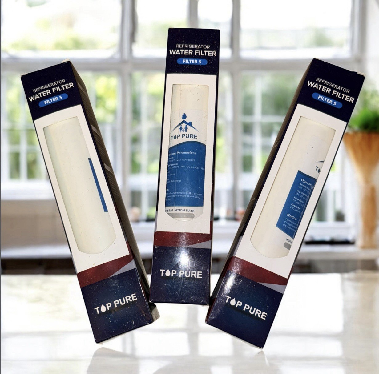 Kenmore Refrigerator Water Filter 5 Replacement 3 Pack 9085 469085 NEW
