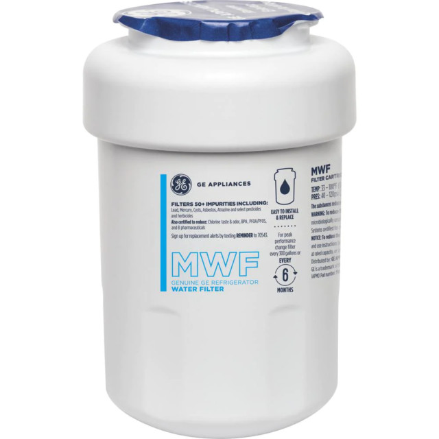 Replacement Water Filter for Select GE Side-by-Side and Bottom-Freezer Refrig…